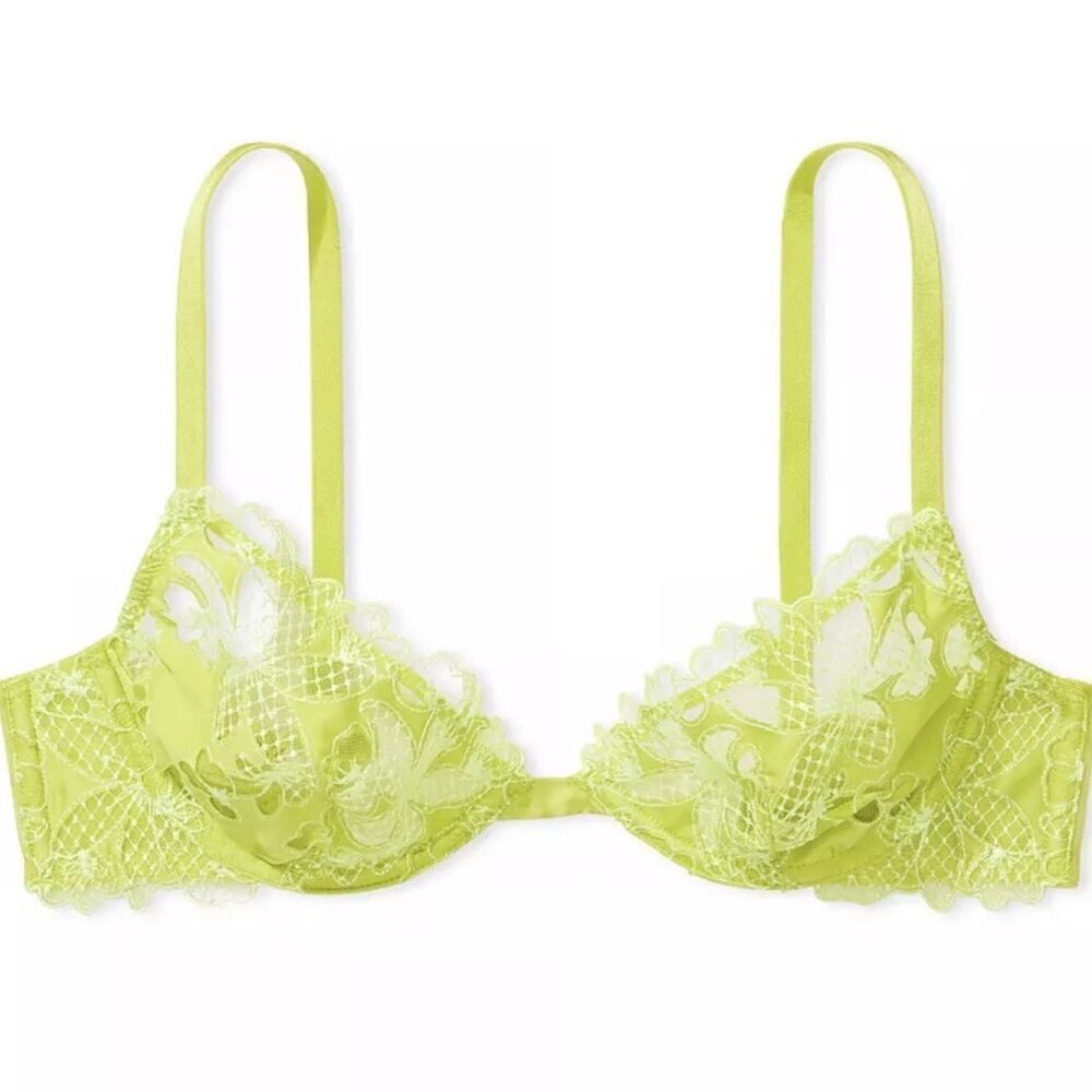 New! Victoria's Secret Very Sexy Ziggy Lace Low-Cut Demi Bra 20078